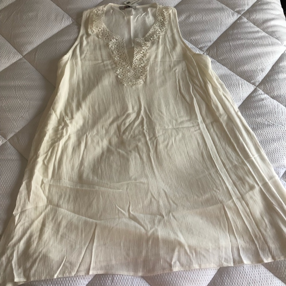 NWT 2 Hearts white summer dress Size M